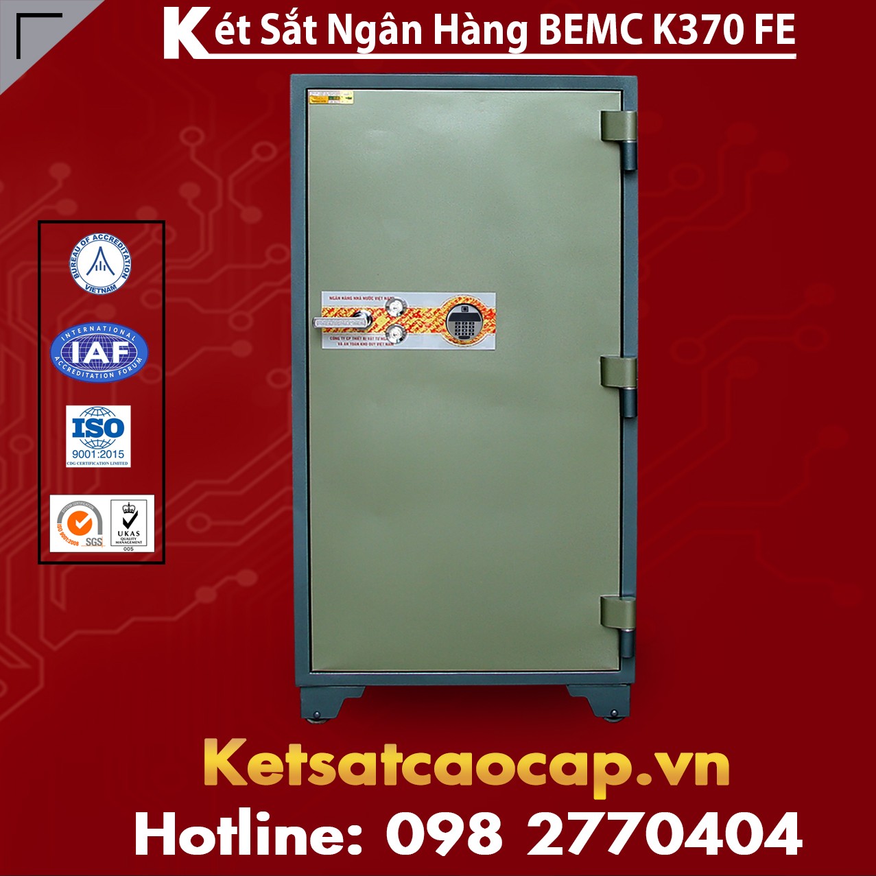 Két Sắt Vân Tay Điện Tử Hàn Quốc BEMC K370 FE làm sao để lựa két tốt