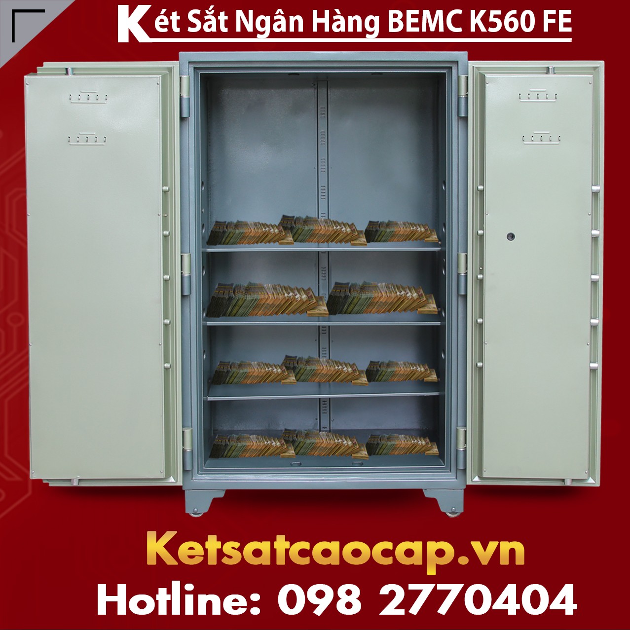 Két Sắt Vân Tay Điện Tử Hàn Quốc BEMC K560 FE 03 Mẫu Két An Toàn