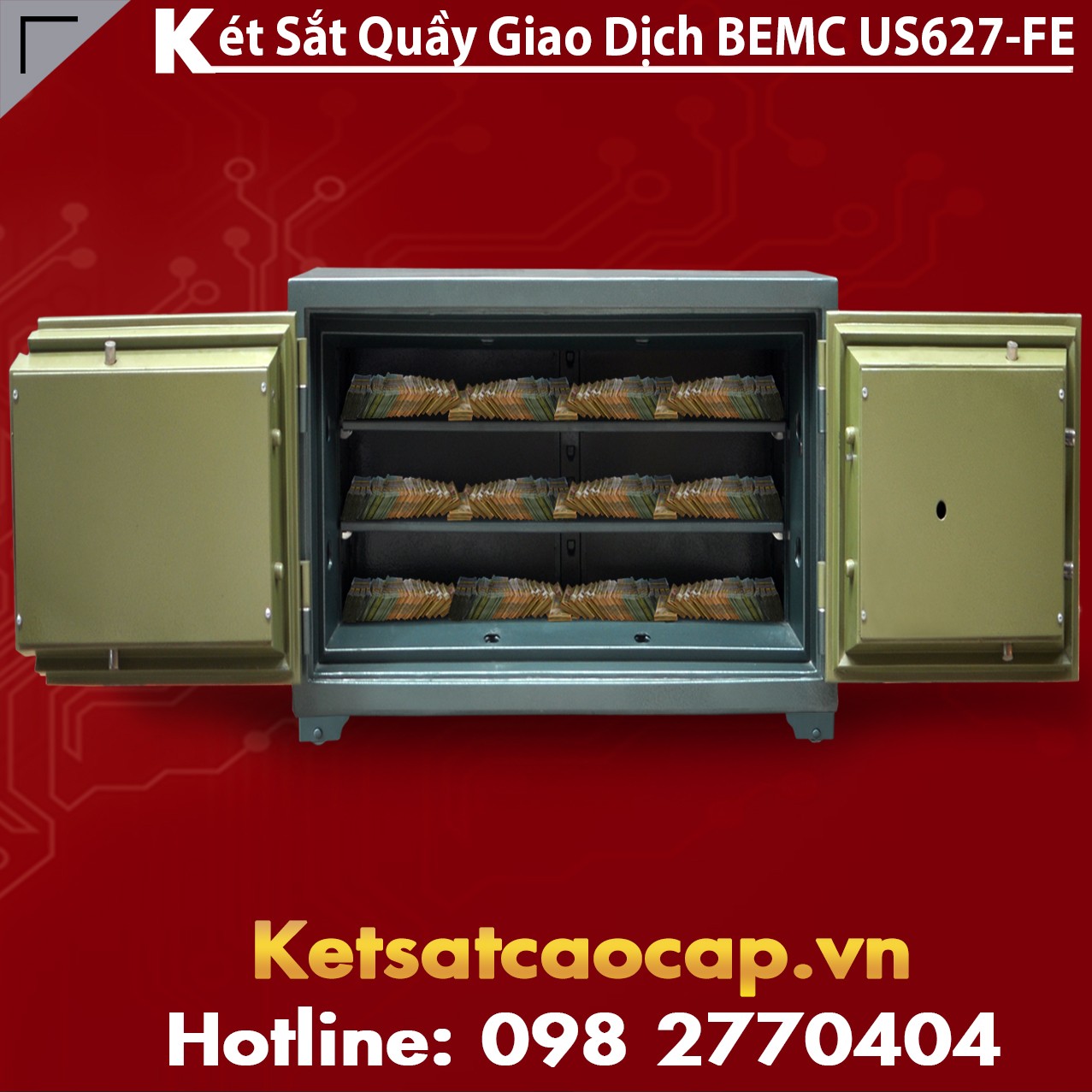 Két Sắt Vân Tay Điện Tử Hàn Quốc BEMC US627 FE Nên mua két nao cho tốt