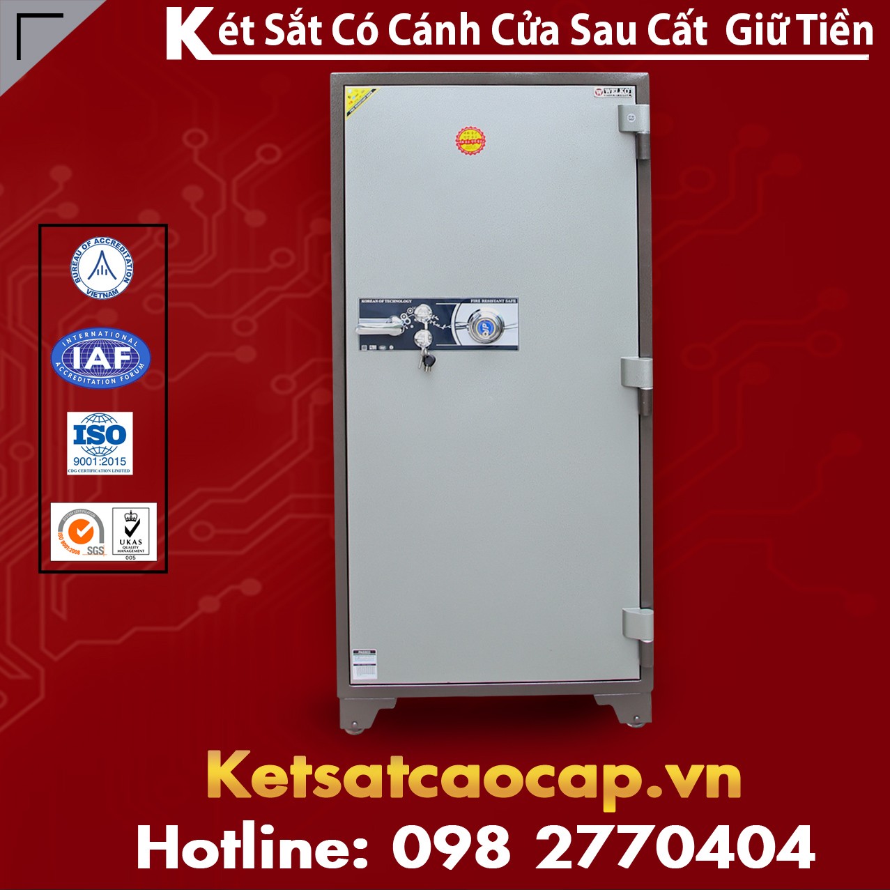 Két Sắt Có Cánh Cửa Sau Cất Giữ Tiền Hiện Đại Cao Cấp Rẻ Nhất Hiện Nay