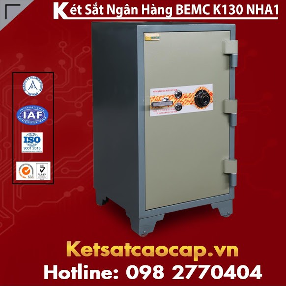 Két Sắt Ngân Hàng BEMC K130 NHA1 Két Sắt Công Nghệ Vân Tay Hiện Đại VN