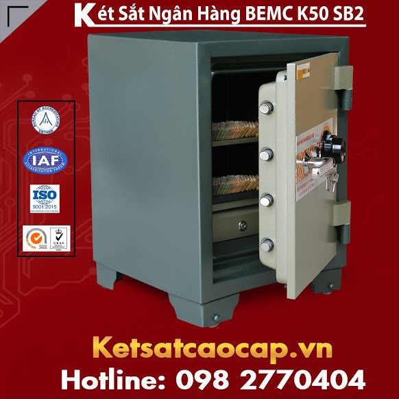 Két Sắt Ngân Hàng BEMC K50SB2 Thương Hiệu Được Ngân Hàng TW Tin Dùng