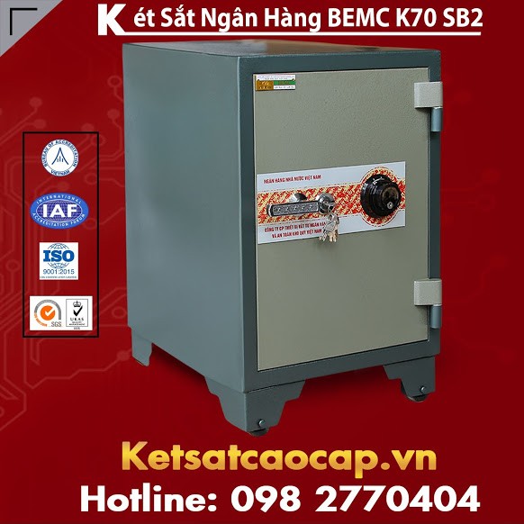 Két Sắt Ngân Hàng BEMC K70SB2 Tiện Dụng Bảo Vệ Tài Sản Tốt Nhất Uy Tín