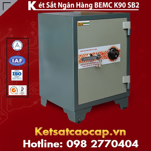 Két Sắt Ngân Hàng BEMC K90SB2 Có Két Sắt Không Còn Nỗi Lo Âu Mất Tiền