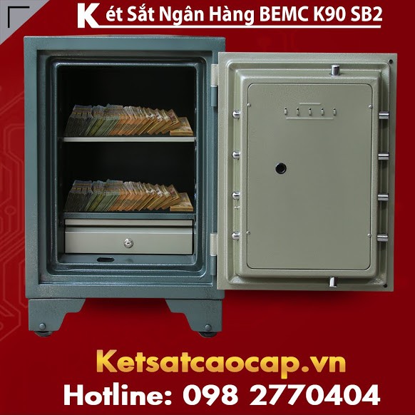 Két Sắt Ngân Hàng BEMC K90SB2 Thiết Kế Hiện Đại Sang Trọng Bậc Nhất VN