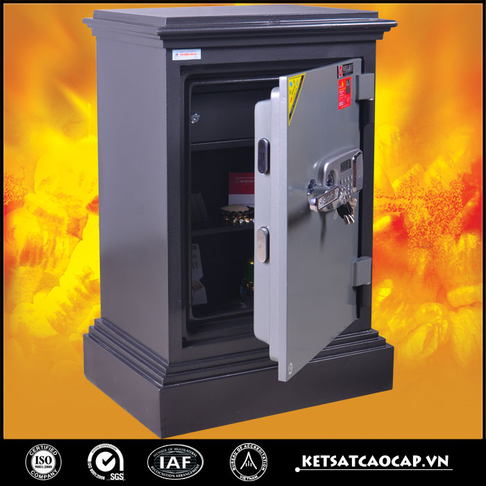 đặc điểm sản phẩm Két sắt cánh đúc KD54 đen điện tử
