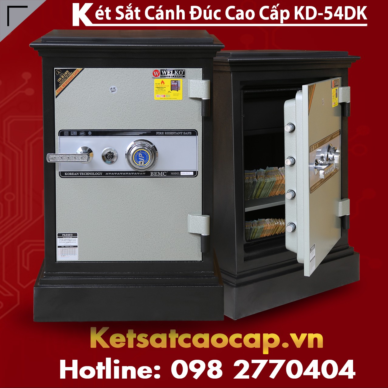 Két Sắt Cánh Đúc KD45 DK Bảo Vệ TS Tốt Nhất Hiện Nay