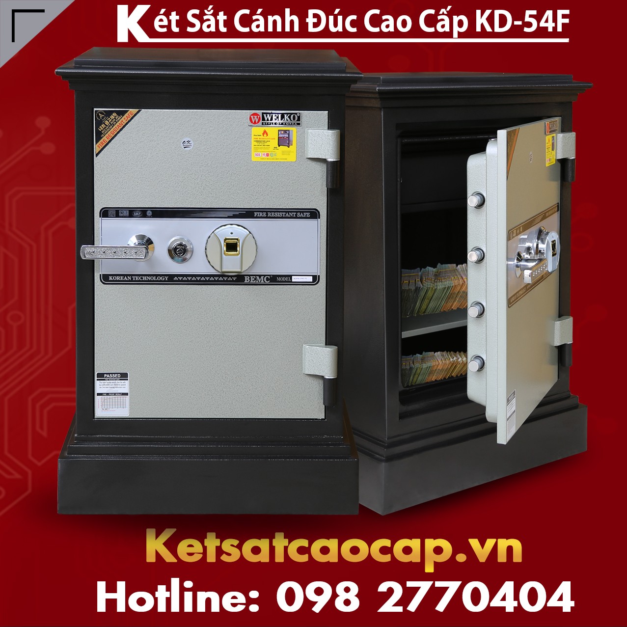 Két Sắt Cánh Đúc KD54 F Điều Cân Biết Khi Mua Két Sắt