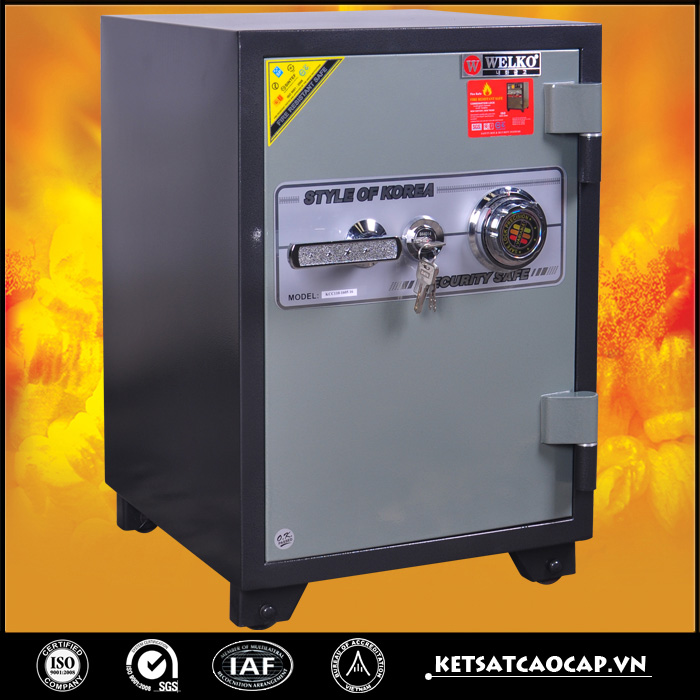 đặc điểm sản phẩm Két sắt chống cháy kcc 110 KC