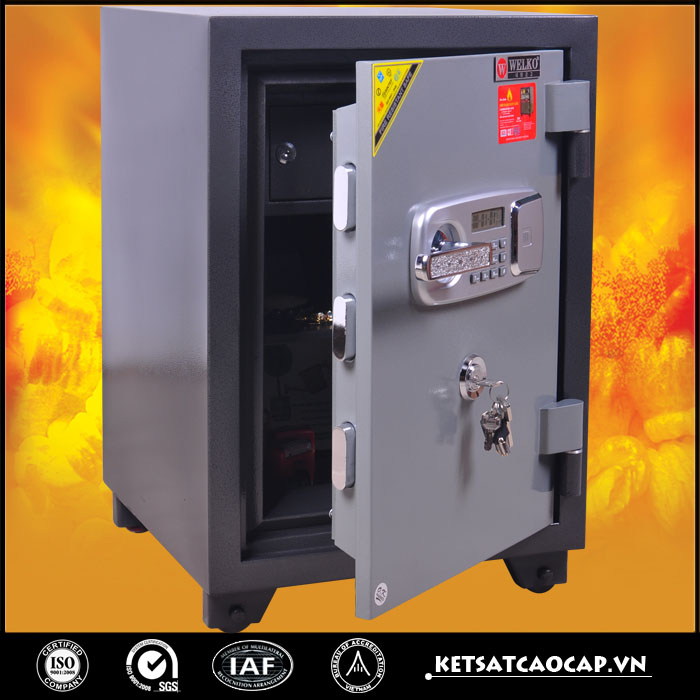 đặc điểm sản phẩm Két sắt chống cháy kcc120 DT