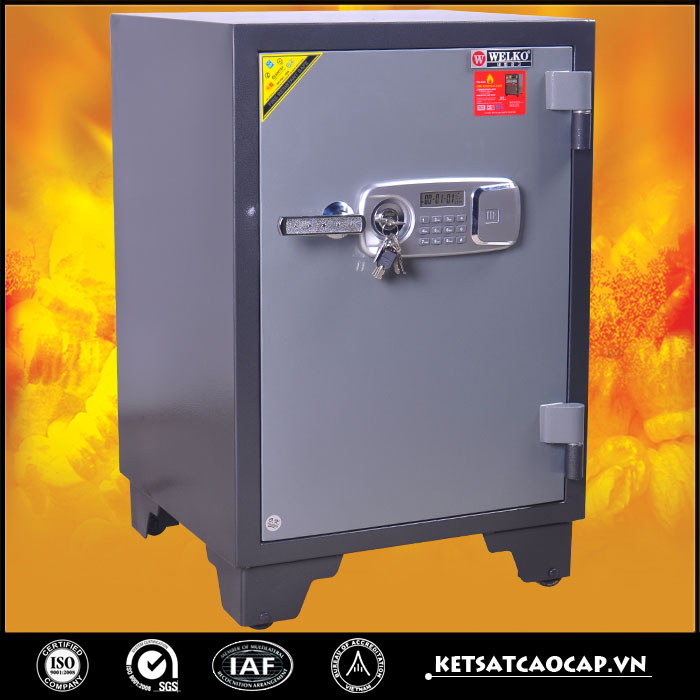 đặc điểm sản phẩm Két sắt két bạc chống cháy kcc150 DT