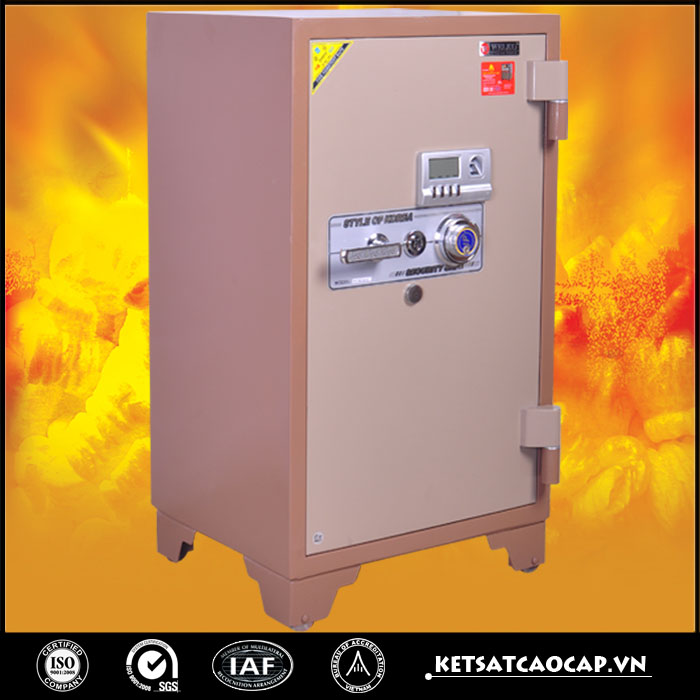 đặc điểm sản phẩm Két Sắt Chống Cháy KCC200 Đổi MÃ + Vân Tay