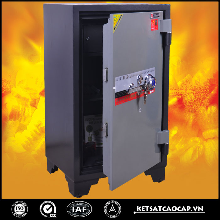 đặc điểm sản phẩm Két sắt chống cháy kcc200 DM