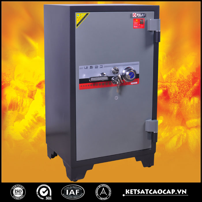 đặc điểm sản phẩm Két sắt chống cháy kcc200 DM