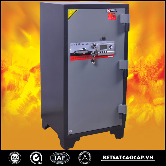 đặc điểm sản phẩm Két Sắt Chống Cháy KCC240 2K Vân Tay
