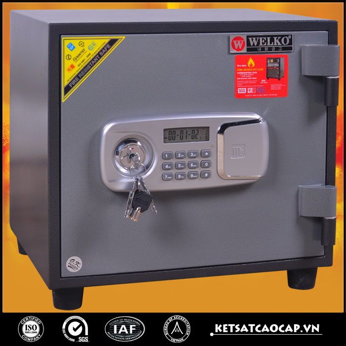 đặc điểm sản phẩm Két sắt két bạc chống cháy KCC41 khóa điện tử