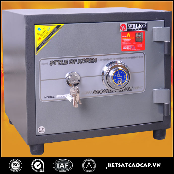 đặc điểm sản phẩm Két Sắt Chống Cháy KCC 80 DM
