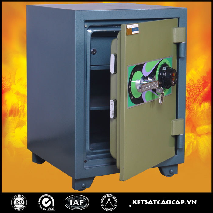 đặc điểm sản phẩm Két sắt két bạc ngân hàng K50SB2 khóa đổi mã
