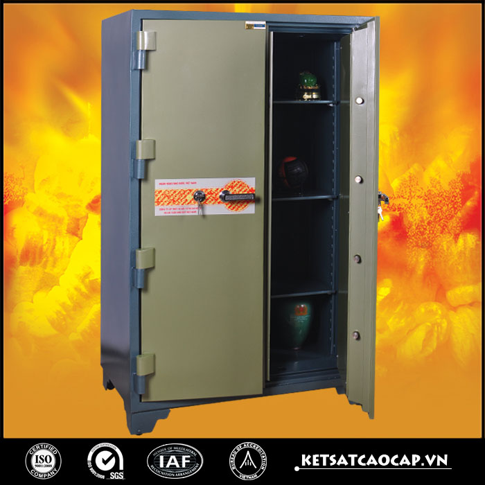 đặc điểm sản phẩm Két sắt két bạc ngân hàng K560NHA1 khóa đổi mã