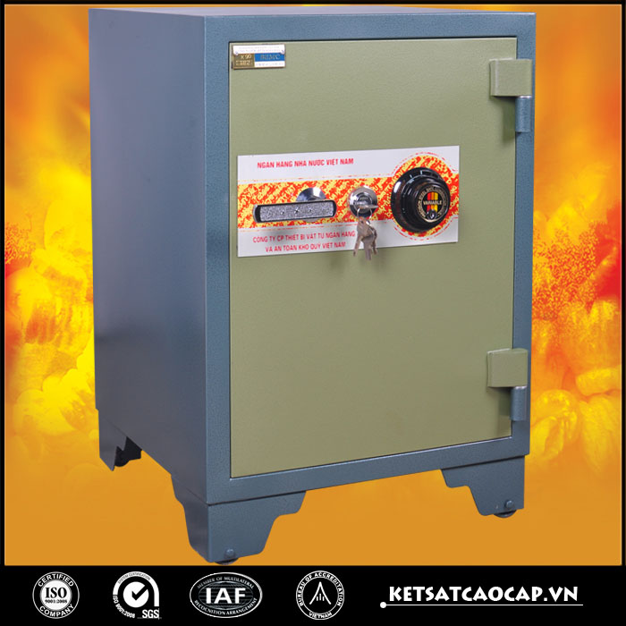 đặc điểm sản phẩm Két sắt két bạc ngân hàng K90SB2 khóa đổi mã