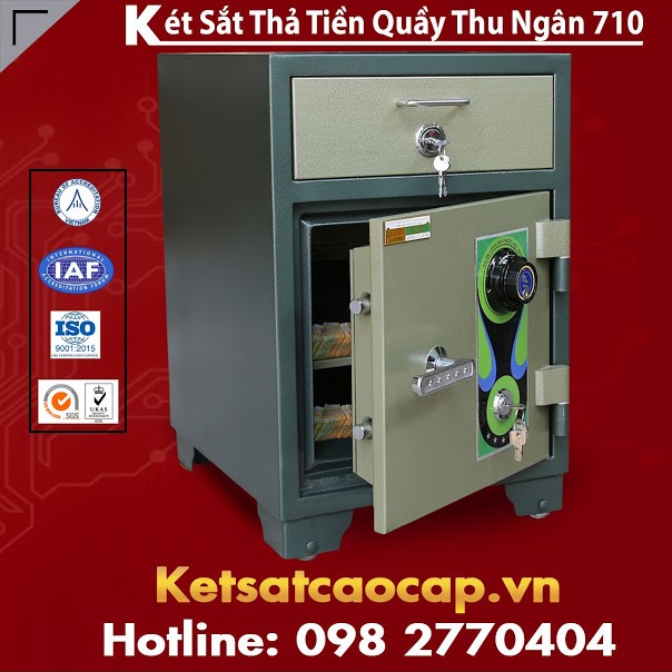 Két Sắt Thả Tiền Quầy Thu Ngân BEMC 710 Chất Lượng Cao Xuất Khẩu Mỹ