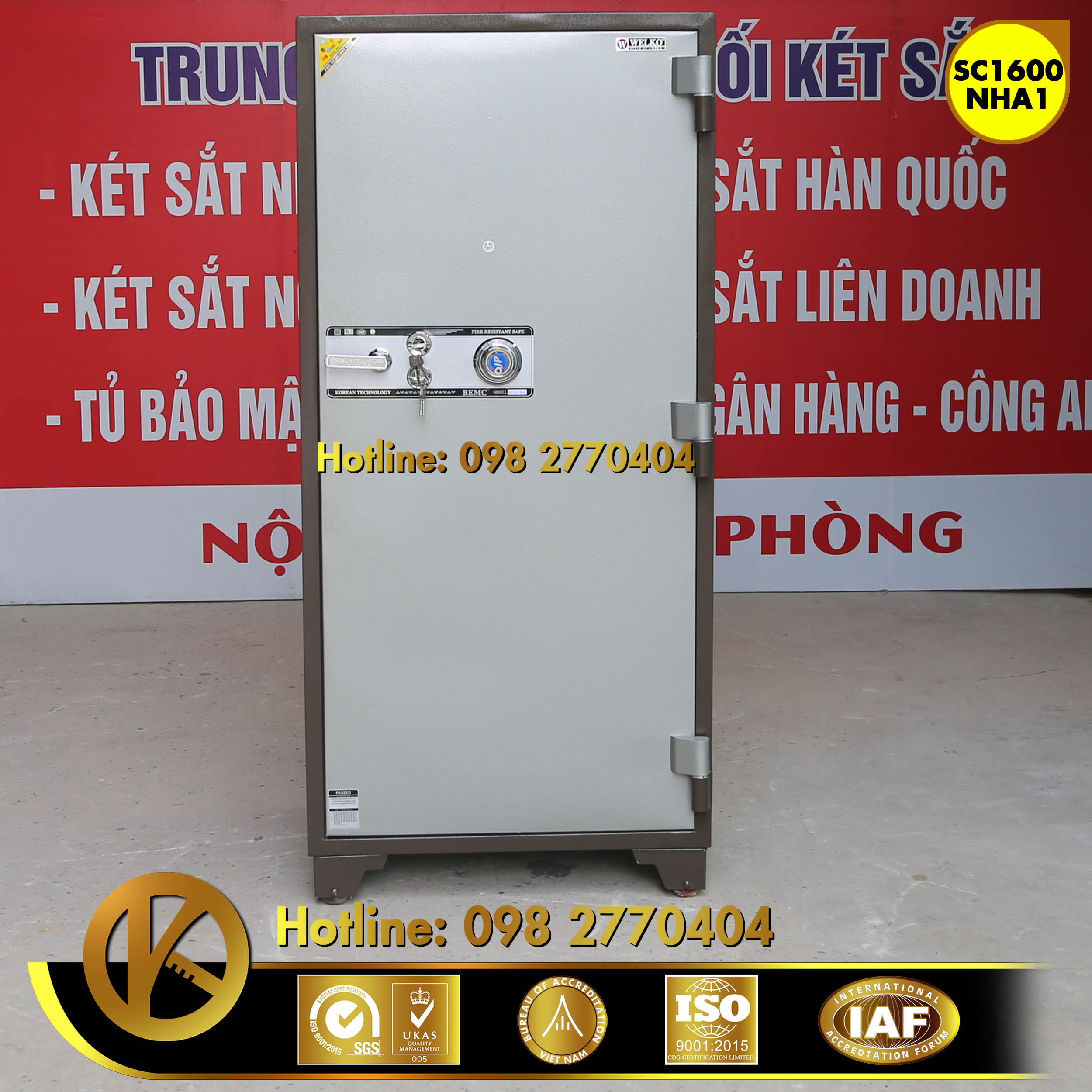 Két Sắt Ngân Hàng SC1600 NHA1