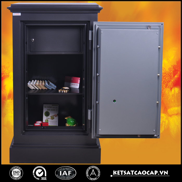 đặc điểm sản phẩm két sắt an toàn Kn240 Đen DT