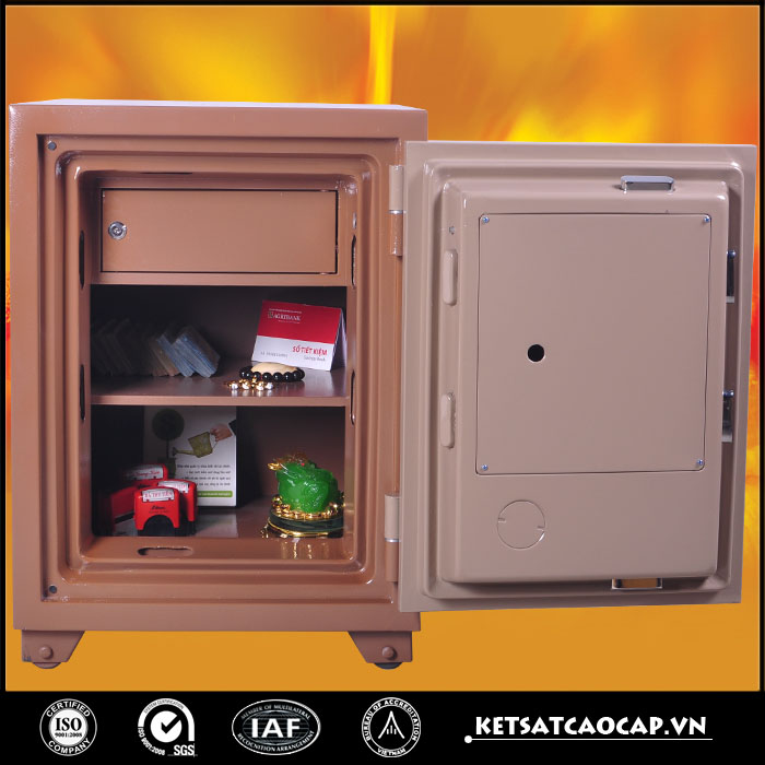 đặc điểm sản phẩm Két sắt an toàn KS140 E Đồng