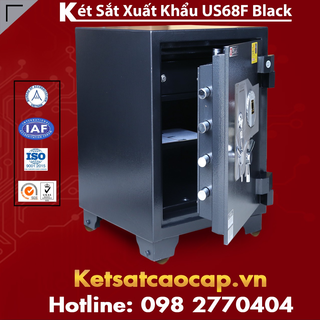 Két Sắt Xuất Khẩu US 68 Black Những Điều Cần Biết Về Két Sắt Gia Đình