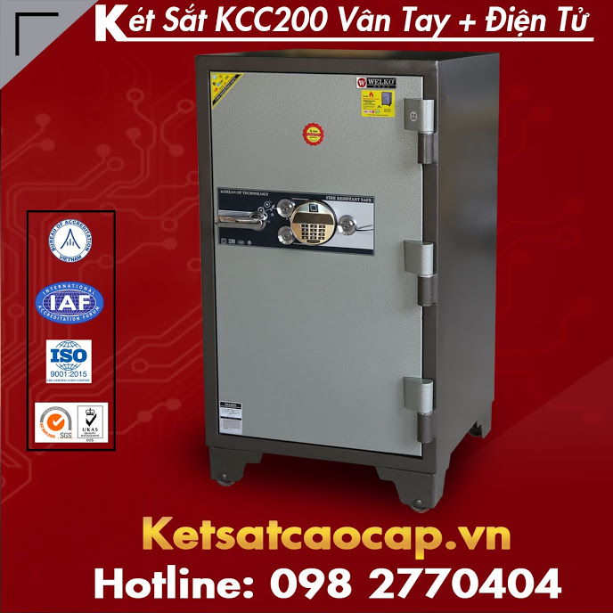 Két Sắt Vân Tay WELKO Safes Bảo Mật Vân Tay Dễ Sử Dụng