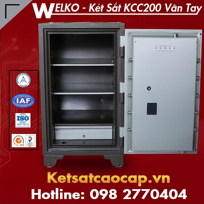 Két Sắt Vân Tay WELKO Fire Resistant Safes Sản phẩm ưu việt giúp bảo vệ tài sản tối đa