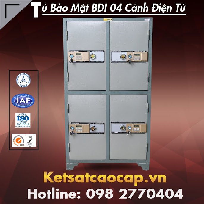 Tủ Bảo Mật BDI 04 Cánh Điện Tử