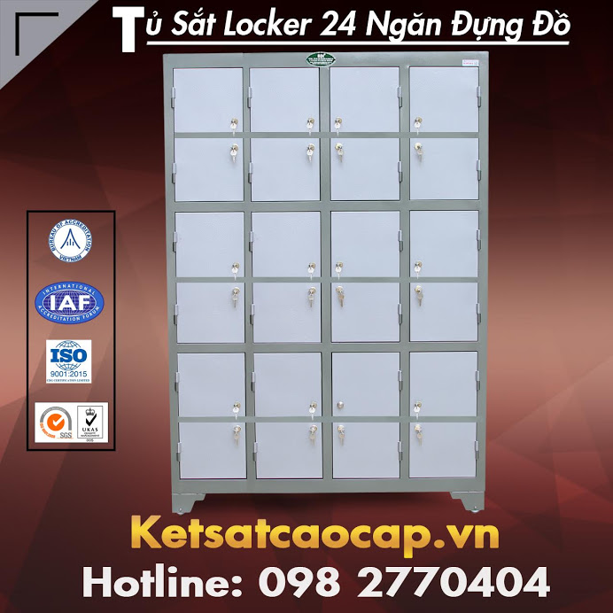 Tủ Sắt Locker 24 Ngăn